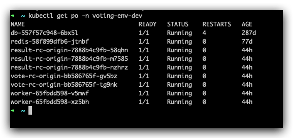查看服务容器列表